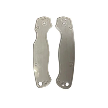1 Пара Прозрачных акриловых накладок на рукоятку складного ножа для Spyderco C81 Para2 Paramilitary2, запасные части для самостоятельного изготовления