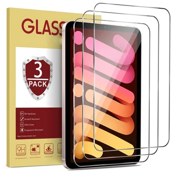 (3 упаковки) Закаленное Стекло Для Apple iPad Mini 6 8.3 2021 6-го поколения A2567 A2568 A2569 Защитная пленка Для экрана планшета
