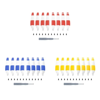 8 шт. Двухсторонний цветной пропеллер, компактный и малошумный винтовой винт-крыло, пропеллер для DJI Mini 3 Желтый
