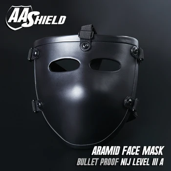 AA Shield Баллистический Козырек Для Лица Из Пуленепробиваемого Стекла Маска Для Быстрого Шлема Бронежилет Маска NIJ Lvl IIIA 3A Маска Арамидный Код