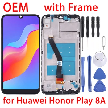 OEM ЖК-экран для Huawei Honor Play 8A с цифровым преобразователем в сборе с рамкой