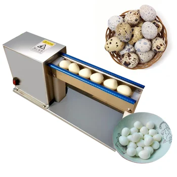 Автоматическая овощечистка перепелиных яиц PBOBP Коммерческая машина для очистки перепелиных яиц от скорлупы с циркуляцией воды Пищевая машина
