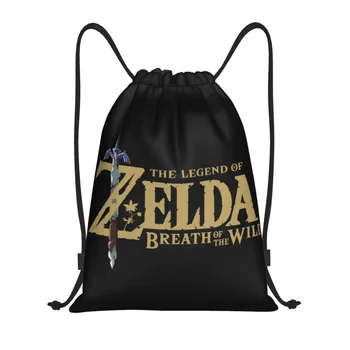 Горячая Игра Zeldas Legend Рюкзак На Шнурке Спортивная Спортивная Сумка для Мужчин И Женщин Shopping Sackpack