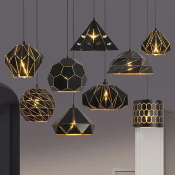 Железный ретро-ностальгический декоративный светильник, люстра в индустриальном стиле