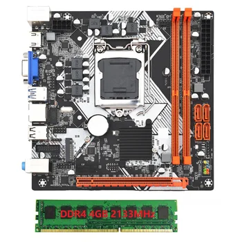 Материнская плата компьютера ITX H110 с оперативной памятью 4G 2133 МГц DDR4 LGA1151 DDR4 Поддерживает 32 ГБ Гигабитного Ethernet M.2 Nvme PCI-E 16X