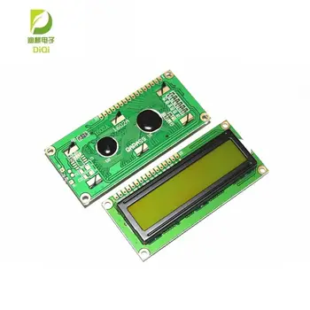 Модуль LCD1602 1602 Синий/желто-зеленый экран 16x2-символьный ЖК-дисплей