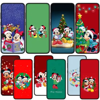 Мягкий Чехол для Телефона с Микки и Минни Маус Merry Christmas для Huawei Y7A Y6P Y5P Y6 Y7 Y9 Prime 2018 2019 Y8P Y9A Y8S P Smart Case