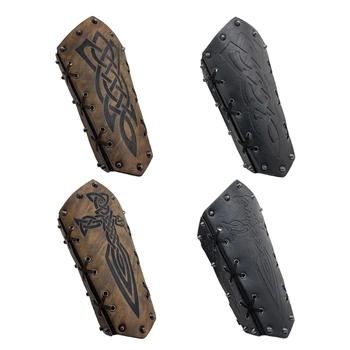 Наручные средневековые наручные браслеты с тиснением для мужчин и женщин