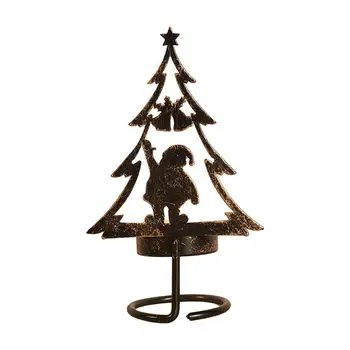 Рождественский фонарь-свеча, прочное украшение для вечеринки в помещении на открытом воздухе Рождественский фонарь-свеча, прочное украшение для вечеринки в помещении на открытом воздухе 2