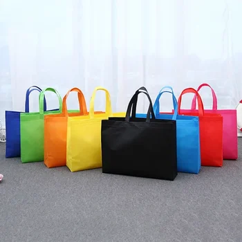 Складная многоразовая сумка для покупок- женская сумка для продуктов большой емкости - Эко-сумка-тоут из нетканого материала.