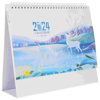 Традиционный китайский офисный настольный календарь-планировщик Декор рабочего стола Деловые офисные рабочие часы в плане календаря
