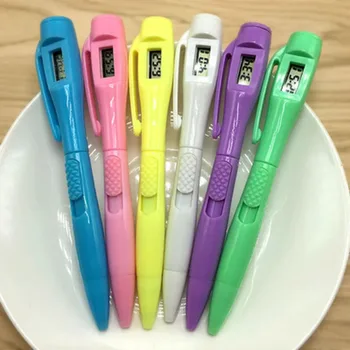 Шариковая ручка для электронных часов для тестирования офисных часов, принадлежности для студентов Kawai Creative School Синие шариковые ручки Корейские канцелярские принадлежности