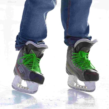 1 Пара Хоккейных Шнурков Износостойкие Хоккейные коньки Шнурки для обуви с защитой от переломов Шнурки для роликовых коньков Лыжные Шнурки