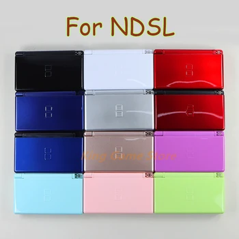 10 комплектов полного корпуса для NDSL, замена чехла для игровой консоли DS Lite со стилусом