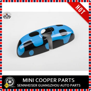 2014 Новейший Mini Cooper ABS Материал, защищенный от ультрафиолета Чехол для внутреннего зеркала, яркий цветовой стиль для mini cooper F56 (1 шт./компл.)