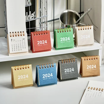 2024 Мини-минималистичный Модный Календарь, Креативный Карманный Портативный Календарь, Планировщик расписания, Украшение Офисного стола
