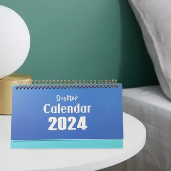 2024 Настольный Календарь с откидной крышкой Январь 2025 Июнь Ежемесячный Автономный Распорядок дня Ежегодная Повестка Дня Органайзер для домашнего Офиса