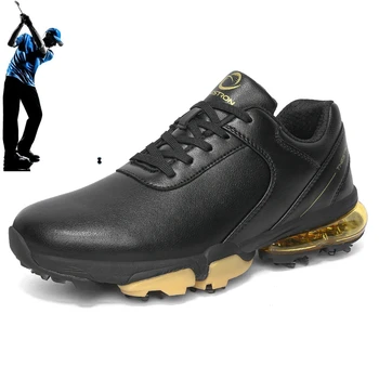 2024 Новая модная спортивная обувь для гольфа, высококачественные мужские кроссовки для гольфа, универсальная повседневная мужская обувь для фитнеса на открытом воздухе