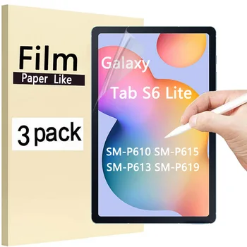 (3 упаковки) Бумажная Пленка Для Samsung Galaxy Tab S6 Lite 10.4 2020 2022 SM-P610 SM-P615 P613 P619 Защитная Пленка Для Планшета