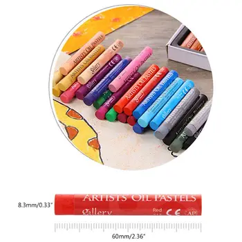 48 цветов масляной пастели для граффити студентов-художников, Мягкая пастельная живопись, ручка для рисования, школьные канцелярские принадлежности оптом