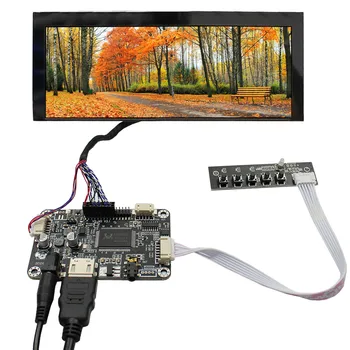 7,8-дюймовый ЖК-экран AA078AA01 800x300 IPS с яркостью 500 нит для рекламного экрана/Промышленного ЖК-дисплея с платой контроллера HD-MI 7,8-дюймовый ЖК-экран AA078AA01 800x300 IPS с яркостью 500 нит для рекламного экрана/Промышленного ЖК-дисплея с платой контроллера HD-MI 1