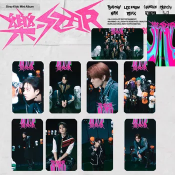 8 шт./компл. Kpop Stray-Kid Social Path -STAR DOME TOUR Новый Альбом Lomo Cards Высококачественные Фотокарточки с Двусторонней Печатью HD