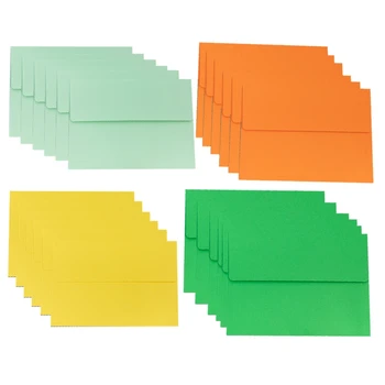 80 шт. конвертов для печати карточек размером 5,3 х 7,3 дюйма в упаковке, для приглашений, с отклеиванием и печатью.