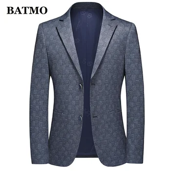 BATMO 2024 новое поступление, весенние куртки-блейзеры в клетку, мужские, повседневные 6861