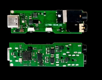 ES9038/768K/DSD512 /4.4 сбалансированный 3,5 мм маленький хвостовой USB-декодирующий ушной усилитель DAC внешняя звуковая карта