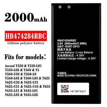 HB474284RBC Аккумулятор Для Huawei Y5, Honor 3c lite, C8816 C8816D, Ascend Y523 Y550 Y560 Y625 Y625-U32 Y635, G615 G601 G620 Сотовый Телефон