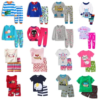 Hooyi/ Пижамный костюм для маленьких мальчиков, Пижамы для девочек, Костюмы для сна, Детские Футболки, Брюки, Детская пижама, Топы из 100% ХЛОПКА, Брюки, домашняя одежда