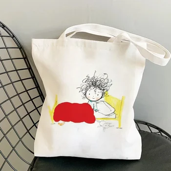 Mafalda Хорошо продаются, Сумки для покупок, сумка через плечо, Панк, Большая вместимость, готический Мультфильм, Эстетические сумки с рисунком Каваи Mafalda Хорошо продаются, Сумки для покупок, сумка через плечо, Панк, Большая вместимость, готический Мультфильм, Эстетические сумки с рисунком Каваи 2
