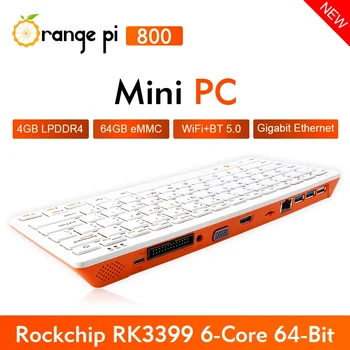 Orange Pi 800 4 ГБ оперативной памяти + 64 ГБ EMMC Rockchip RK3399 SoC 4K HD Мини-ПК 64-Разрядный Двухдиапазонный Беспроводной Wifi + Портативная игровая клавиатура BT 5.0 Orange Pi 800 4 ГБ оперативной памяти + 64 ГБ EMMC Rockchip RK3399 SoC 4K HD Мини-ПК 64-Разрядный Двухдиапазонный Беспроводной Wifi + Портативная игровая клавиатура BT 5.0 0
