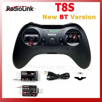 Radiolink T8S 2.4G 8-Канальный Радиопередатчик Дистанционного Управления с Приемником R8EF Game Shape Controller 2000m для FPV Дрона RC Самолета
