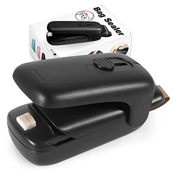 SANQ Mini Chip Bag Sealer, Ручной Термосвакуумный Упаковщик, Портативная Упаковочная Машина Для Пластиковых Фреш-Пакетов Для Закусок-Cookies