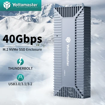 Yottamaster 40 Гбит/с Корпус NVMe SSD USB4.0 Type-c M.2 Корпус NVMe С поддержкой Thunderbolt 3/4 2280 NVMe SSD Чехол Для MacBook Yottamaster 40 Гбит/с Корпус NVMe SSD USB4.0 Type-c M.2 Корпус NVMe С поддержкой Thunderbolt 3/4 2280 NVMe SSD Чехол Для MacBook 0