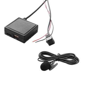 Автомобильный музыкальный адаптер Bluetooth 5.0 AUX USB Беспроводной аудиокабель Адаптер микрофона для Pioneer Radio P99 P01 Запасные части для IP-ШИНЫ