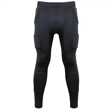 Амортизирующие футбольные Тренировочные штаны для вратаря, Вратарские майки, Комплект одежды, колено, локоть, круглый Альвеолярный протектор с подкладкой.