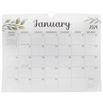 Английский Ежедневный Подвесной настенный календарь Офисный Ежемесячный Календарь Домашний настенный календарь