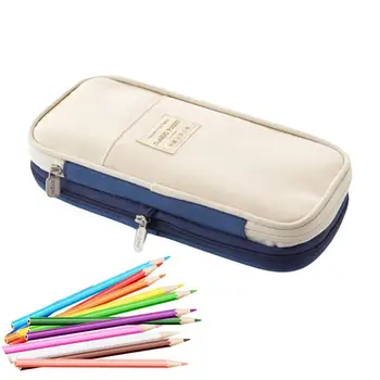 Вместительный пенал для ручек, сумка для карандашей, эстетичный Органайзер для школьных принадлежностей, Настольный органайзер 7x21 см, коробка для хранения маркеров