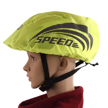 Водонепроницаемый чехол для велосипедного шлема со светоотражающей полосой Велосипедный шлем Дождевик Дорожный шлем Водный Снежный покров