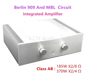 Встроенный усилитель на основе схемы Berlin 909 и MBL, класс AB 185 Вт X2 / 8Ω 370 Вт X2 / 4Ω Встроенный усилитель на основе схемы Berlin 909 и MBL, класс AB 185 Вт X2 / 8Ω 370 Вт X2 / 4Ω 0