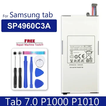 Высококачественная Сменная Батарея Планшета Для Samsung Galaxy Tab 7.0 P1000 P1010 GT-P1000 4000 мАч SP4960C3A Батареи Высококачественная Сменная Батарея Планшета Для Samsung Galaxy Tab 7.0 P1000 P1010 GT-P1000 4000 мАч SP4960C3A Батареи 0