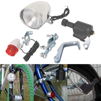 Генератор трения для велосипеда с мотором для аксессуаров для передних и задних фонарей Генератор трения для велосипеда с мотором для аксессуаров для передних и задних фонарей 0