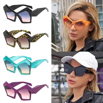 Гламурные женские солнцезащитные очки-бабочки 