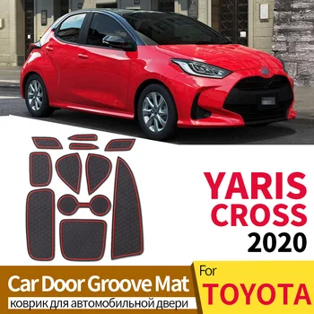 Для Toyota YARIS CROSS 2020 Противоскользящий Коврик Для Прорези Ворот, Дверной Паз, Нескользящая Накладка, Аксессуары для стайлинга Автомобилей
