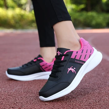 Женские удобные весенне-осенние уличные кроссовки для бега, легкие популярные спортивные кроссовки для девочек Женские удобные весенне-осенние уличные кроссовки для бега, легкие популярные спортивные кроссовки для девочек 1