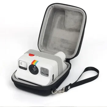 Жесткий чехол EVA для мини-камеры мгновенного действия Polaroid Go, устойчив к царапинам, падениям, портативная сумка для фотоаппарата с ремешком для рук, дорожный чехол