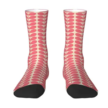 Забавные мужские носки с неоново-розовым принтом Orla Kiely Dress, теплые удобные носки для экипажа с 3D-принтом. Забавные мужские носки с неоново-розовым принтом Orla Kiely Dress, теплые удобные носки для экипажа с 3D-принтом. 0