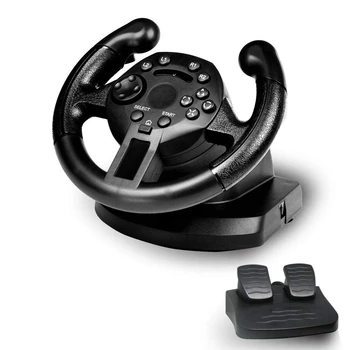 Игровое гоночное рулевое колесо для Ps3 / Pc Вибрационные джойстики рулевого колеса Пульт дистанционного управления Имитированный контроллер вождения